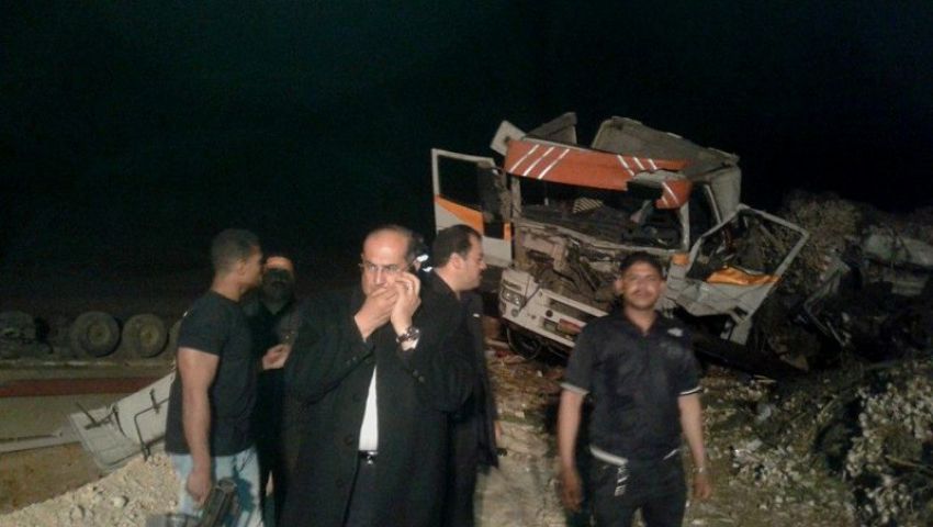 محافظ سوهاج  يزور مصابى حادث البحر الأحمر والنيابة تسمح بدفن الجثث